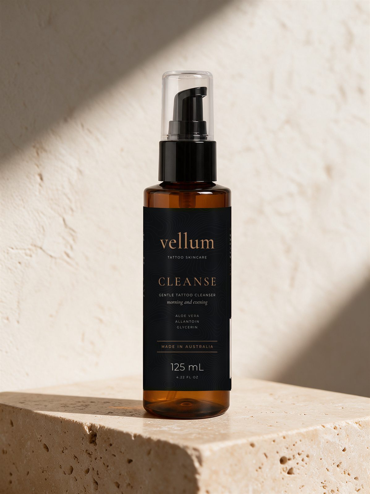 Cleanse, 125 mL amber pump bottle